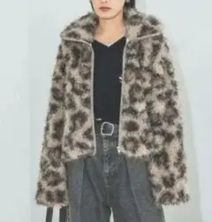 試着程度JEANASIS　MIXカラーファーブルゾン　レオパードFのサムネイル