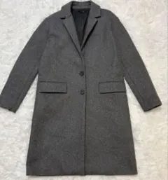 グレー チェスターコート