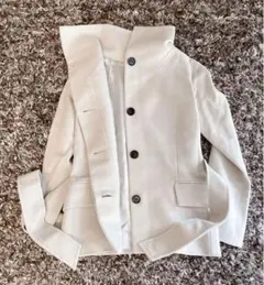 UNTITLED アンゴラ混 ウールコート 日本製 結婚式　入園式 卒園式に