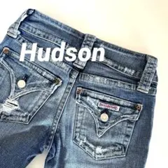 Hudson ライトブルーダメージデニムパンツ