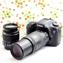 キャノン Canon EOS 7D☆スマホ転送☆ダブルレンズ！☆一眼レフ - メルカリ