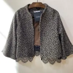 GIRL ツイードジャケット付きワンピース