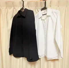 ユニクロ(白シャツ) GU(黒シャツ) 2点セット