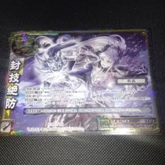 三国志大戦tcg　封技絶防　奥義カード　王異　SR　1枚　14-073