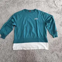Dickies ターコイズ すそレイヤード 長袖Tシャツのサムネイル