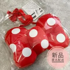 ディズニー　ミニー　ショルダーバッグ　ポシェット　リボン　赤　水玉