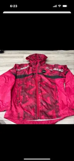 Kappa GarAlibero 赤　ウインドブレーカー　中メッシュ