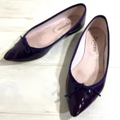 ★レペット Repetto★BRIGITTE ブリジット パープル　エナメルのサムネイル