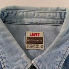 Levi's  リーバイス ヴィンテージ　デニムシャツ 　ウエスタン　LL