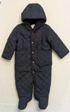 9Mラルフローレン キルティング ロンパース