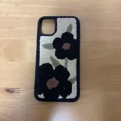 花柄 iPhone用ソフトケース