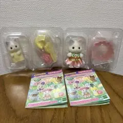 シルバニアファミリー　赤ちゃん妖精の森のなかまたちシリーズ　ラテネコセット