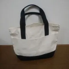 キャンパス トートバック ファスナー 付き