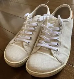 BIRKENSTOCK アラン　ホワイト スニーカー　キャンパス地　36 生成りのサムネイル