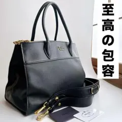 プラダ パラディグム トート ハンド バッグ 2way サフィアーノレザー ネロ