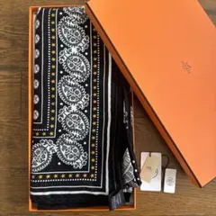 極希少 美品 エルメス カシシル カレジェアン 140 レクレ・バンダナ 鍵