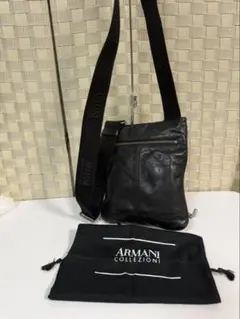 ARMANI COLLEZIONI エナメル クラッチバッグ ショルダー 牛革 - メルカリ