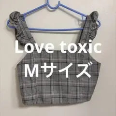 Lovetoxic チェック柄 ビスチェ Mサイズ