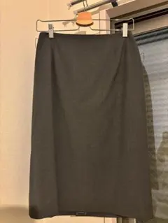 【新品未使用】レディース　スーツスカート　9号　グレー