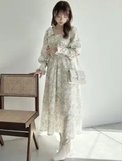 ダズリン　flower bouquet　ロングワンピース　新品未使用