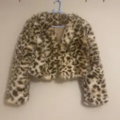 SHEIN ヒョウ柄 ファーコートのサムネイル