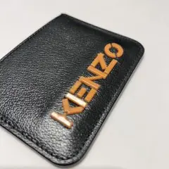 KENZO カードケース ブラック レザー