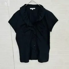 極美品　NARACAMICIE ナラカミーチェ☆半袖フリルカットソー ブラウスのサムネイル