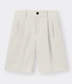 タックハーフパンツ