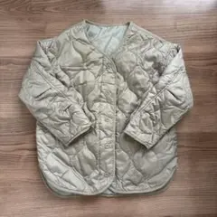 coca キルティング上着 カーキジャンバー ブルゾン