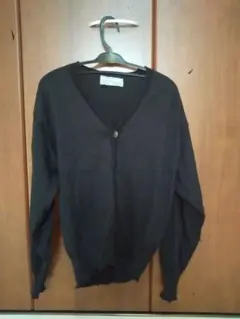 コムデギャルソンオム　田中オム　AD1998 銀タグ　縮絨のブラックカーディガン