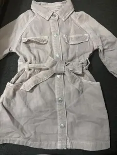 ZARA 3歳用 デニムワンピース 淡いピンク