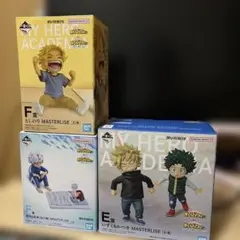 美品　僕のヒーローアカデミア　幼少期　フィギュア　3個セット　開封済み