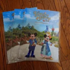 ファンタジースプリングス　クリアファイル（3冊セット）