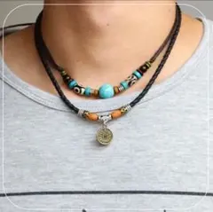 ターコイズ ナバホ族 インディアン ネックレス インディアンジュエリー