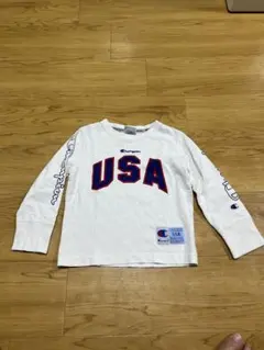 Champion キッズ 長袖カットソー 110