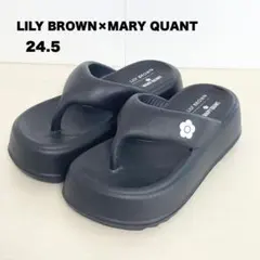 LILY BROWN MARY QUANTデイジー トングサンダル 24.5のサムネイル