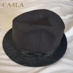 CA4LA メンズ ハット ブラック 日本製 帽子