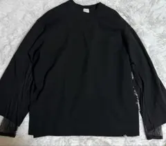 クラネ　MANOF マノフ　トップス チュール　異素材　スウェット