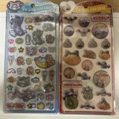 【正規品】　トムとジェリー　スンスン　うるちゅるポップシール　２枚セット