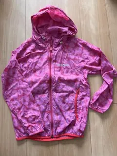 mont-bell キッズジャケット 130 ピンク 花柄