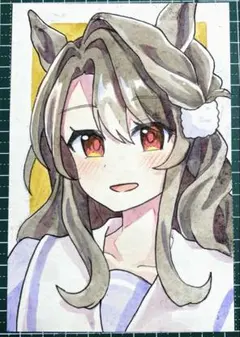ウマ娘　ジェニュイン　手描きイラスト