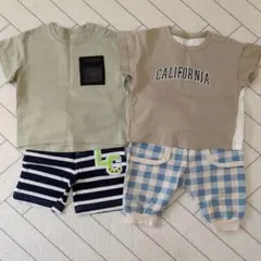 半袖Tシャツ　半ズボン　 まとめ売り　80サイズ