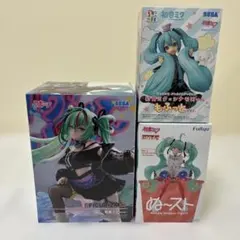 初音ミク フィギュア 3種 シナモロール FIGURIZMα ぬーすと Mikuのサムネイル