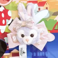 ステラルー 上海ディズニーランド パッチン ヘアピン リボン ヘアアクセサリー