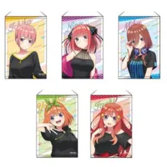 五等分の花嫁　B2 タペストリー　中野　一花　二乃　三玖　四葉　五月、ポスター