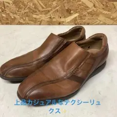 ASICS テクシーリュクス 本革 メンズシューズ 25cm （む-81）