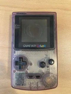 ゲームボーイカラー クリアパープル 本体 ジャンク 任天堂
