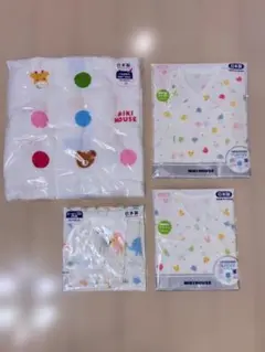 【新品未開封】MIKI HOUSE 新生児セット 肌着 バスタオル ガーゼ