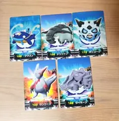 ポケモンカードダス　ナマズン　ザングース オニゴーリ ドンファン サイホーン5枚