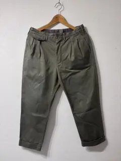J.S. HOMESTEAD オリーブグリーン チノパン